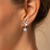 Sterling Silver Stud Earrings for Women Trendy Hypoallergenic Cubic Zirconia