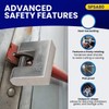 FJM SPSA80-KD D-Style High Security Padlock, Home Improvement Anti Theft