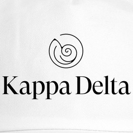 CafePress Kappa Delta Black Logo Unique Adjustable Baseball Hat
