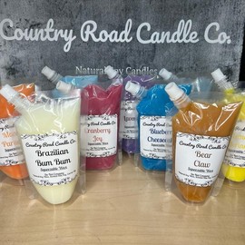 Squeezable Soy Wax 8oz Pouch | Heavily Fragranced | Hand Poured:_Fresh Linen