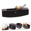 SHINEOFI Ebony Leather Planer Mini Hand Planer for Splitting Crafting