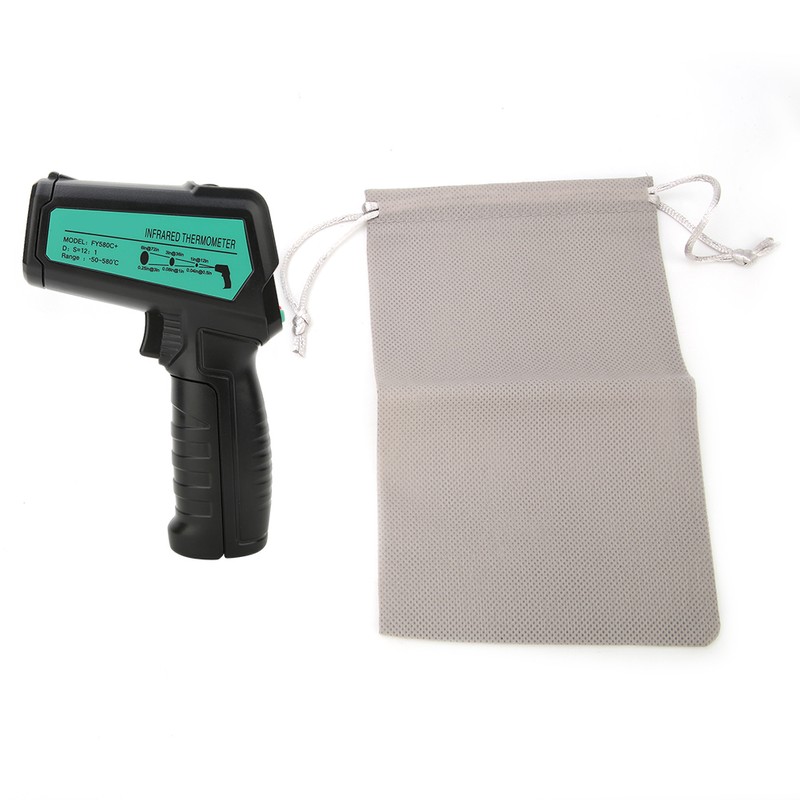 Digital LCD Temperature Tester Infrared Thermometer Gun Sensor Handheld Monitor
