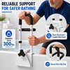 Bathtub Safety Grab Rail for Seniors, Fits 3.4 to 6.6"