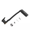 21ST Black Rear Brake Foot Pedals Pad for Harley Touring