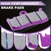 ALLIE ZENG Premium Carbon Fiber Ceramic Brake Pads Heat Resistant
