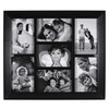 Malden International Designs Berkeley Black 7 Opening Collage Photo Wall