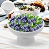 Yardwe Ceramic Fruit Bowl, 5 Inch Footed Bowl Round Dessert