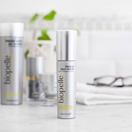 Biopelle Tensage Growth Factor Daily Facial Serum with SCA 15 Biorepair Index, Snail Mucin Serum for Face with Niacinamide, Hyaluronic Acid, and Antioxidants, 1 Oz