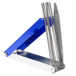 MWUMRCM Saddle File for Guitar, Guitar Saddle File Set, Saddle File for Guitar, Stainless Steel Guitar, Bridge, Saddle File Set, Saddle File Set with 13 Sizes Grinding Needle, for Guitar, Ukulele,