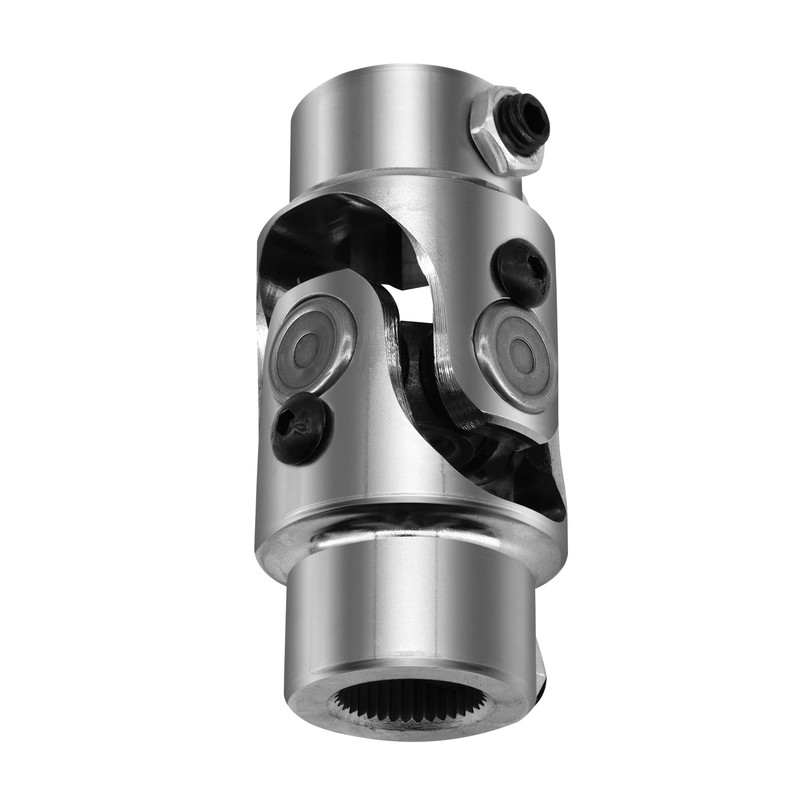GLOCRORET 3/4"-36 Spline X 3/4" DD Chrome Steering Universal U
