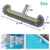 Sepetrel Pool Brush Head for Cleaning Walls,Heavy Duty Inground/Above Ground