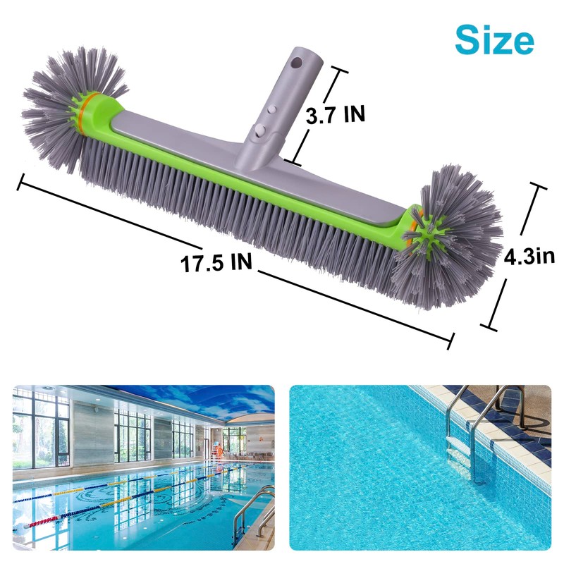 Sepetrel Pool Brush Head for Cleaning Walls,Heavy Duty Inground/Above Ground