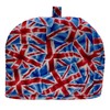 Handmade Union Jack Print red Blue Tea Cosy