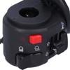 7/8in Motorcycle Handlebar Switch Horn Button Headlight Turn Signal Fog