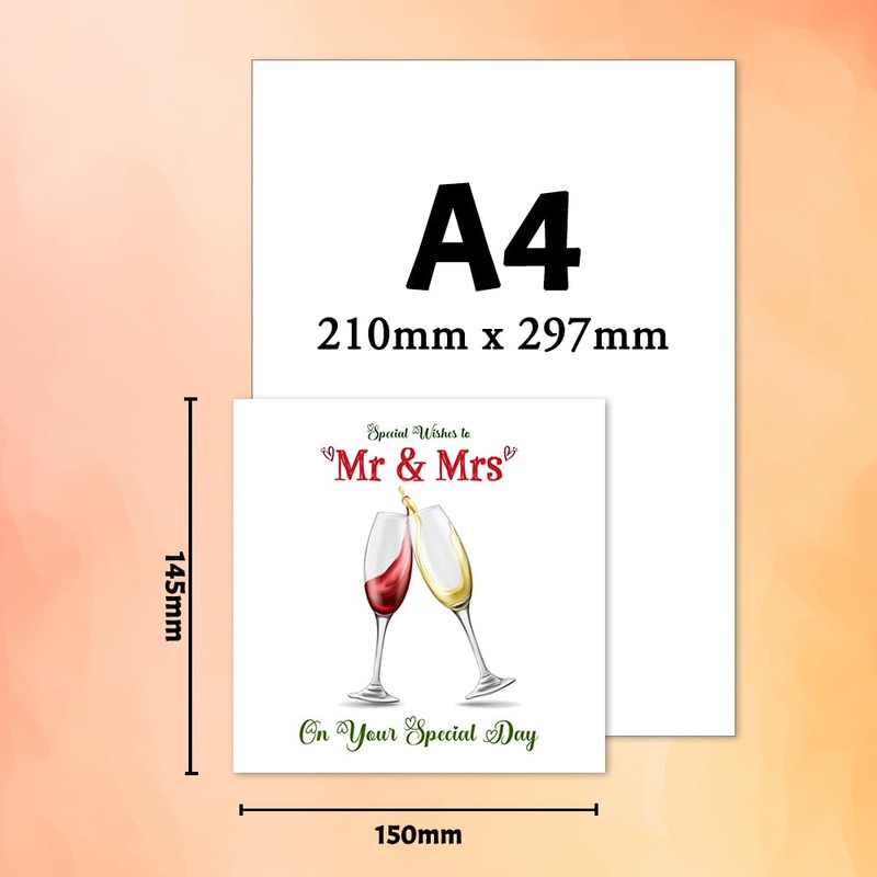 Papa Prints Engaged Card Greeting Card (145 x 150 mm)