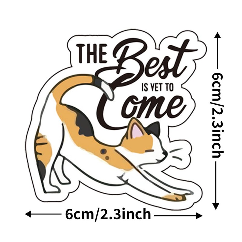 Motivational Cat Reward Stickers Pack - Funny Classroom Incentives for