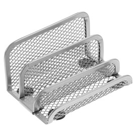 TEHAUX 4pcs Decorative Book Holder Iron Magazine Rack Rustic Book Organizer Sturdy Letter Racks Office Supplies for Home School