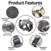 YUBBYSTU Cat Harness and Leash Set for Walking, Adjustable Kitten