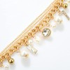 Jokimu Gold Tone Chain Inspired Charm Lucky Bracelet for Women