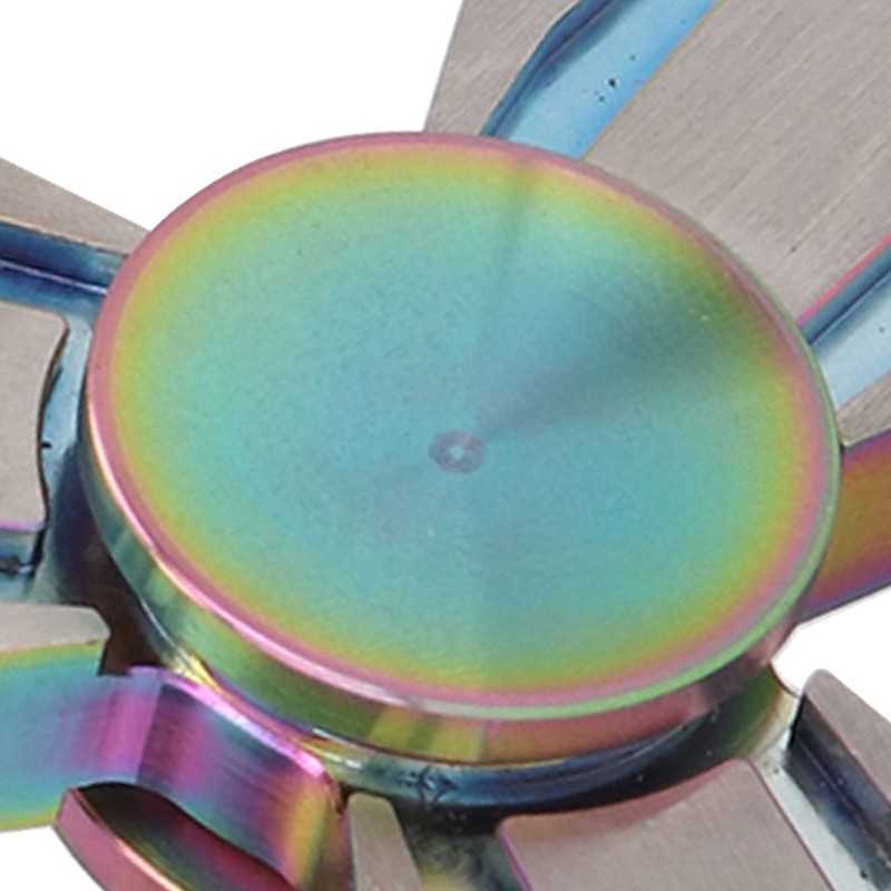 Fingertip Gyroscope 3 Leaves Reduce Anxiety Metal Rotating Decompression Toy