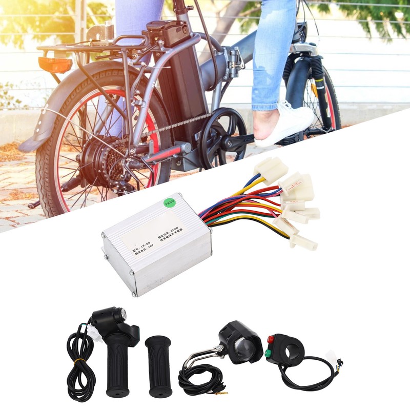 24V 250W Brushed Motor Speed Controller Headlight Throttle Grip with