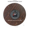 SWHONG Wall Clock Without Ticking Noises 10 Z0 LL/25.4 cm