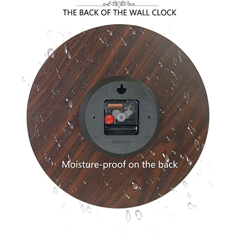SWHONG Wall Clock Without Ticking Noises 10 Z0 LL/25.4 cm