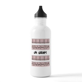 CafePress Oh Crap Cell Phone Cases CP Stainless Water Bo 1.0L (34 oz) Stainless Steel Water Bottle