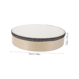 CIYODO 1 Set Hand Drum for Double Sided Percussion Instrument with Drum Stick for Music Education Lightweight Design for Easy Carrying and Unique Sound Quality