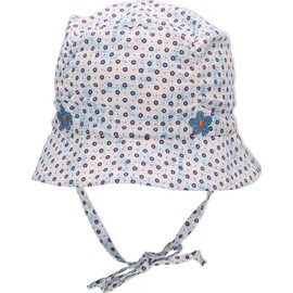 Sterntaler Girls' Blümli Hat, White