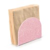 Kigai Shiny Light Napkin Holder for Table,Freestanding Tissue Dispenser Paper