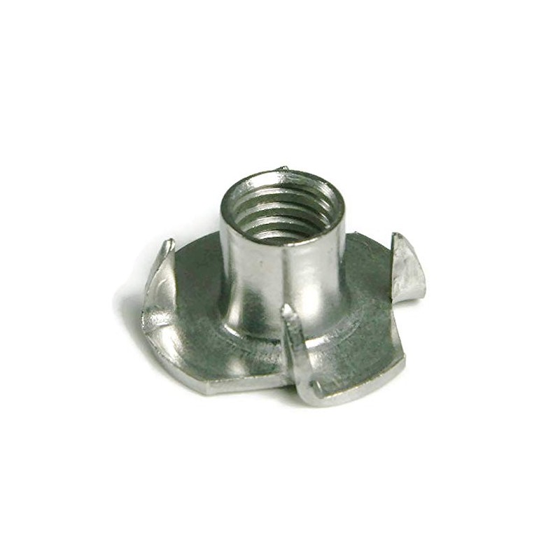 316 Stainless Steel T-Nuts Pronged Marine Grade Stainless Steel Tee