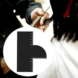 Milageto Enhance Card for Barber Beard Line up Tool,Easy to Clean,Hair Lineup Tool,Reusable Edge Hair Line Card Hairline Maker for Men