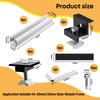 Solar Panel Mount Mounting Set for 2 Modules, 12 cm