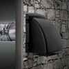 4 inch Black Dryer Vent Exhaust Hood Wide Mouth Cap