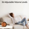 SoundMe Sleep Sound Machine White Noise with 32 Wood Grain,