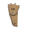 US WW2 Style M1911 .45 Colt Utility Canvas Holster- KHAKI