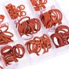 uxcell Silicone Rubber O-Ring Assortment Kit 225 Pieces 15 Sizes