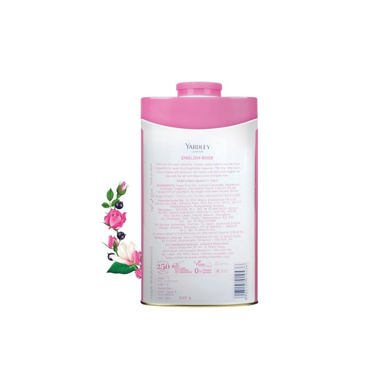 Yardley English Perfumed Talc, Rose