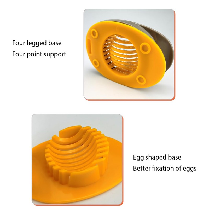 ZMREN Egg Cutter, Egg Slicer Test Winner, Egg Divider Egg