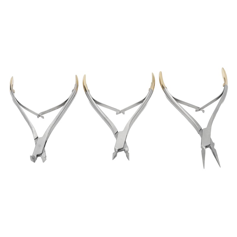 3pcs Residual Root Forceps Set Stainless Steel Dental Root Fragments