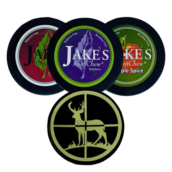 Jake's Mint Chew Cherry, BlackBerry, Apple Spice 3 Can Variety