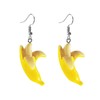 coadipress Fruit Banana Dangle Earrings for Women Fashion Cute Lifelike