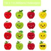 500 Pcs Apples Roll Stickers 16 Designs Lovely Fruit Sticker