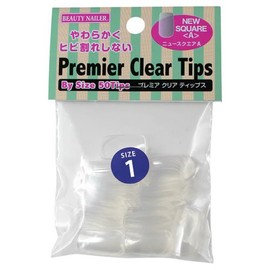 byu-texi-neira- Nail puremiatippusu New Square A Refill Clear p9ac – 1 50P