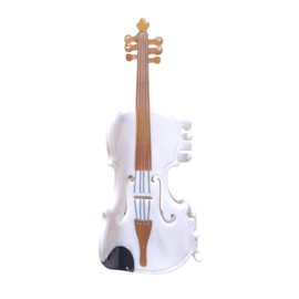 Funny Music Elements Hair Clips,Cute Violin Hair Clip,Big Acetate Claw Clips for Women,White