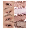 Rich color eye shadow, moist texture, plenty of transparency, gradation