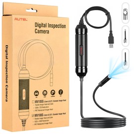 Autel MaxiVideo MV108S Inspection Camera, Waterproof 8.5mm Imager USB Endoscope with Light, 1920x1080 HD 2MP Borescope for Autel Scanner & PC, Upgrade of MV108 MV105, Snake Camera with 1M Cable