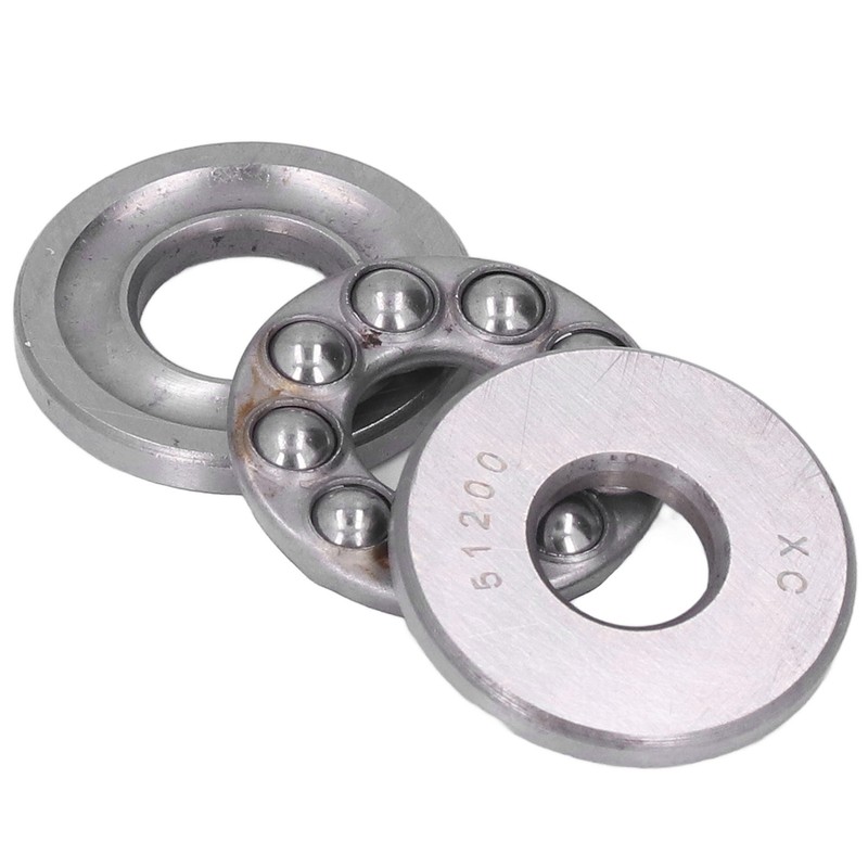 10Pcs Thrust Ball Bearing Single Direction Accessory Replacement Set Kit