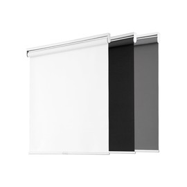 Blackout Roller Shades for Windows, Cordless Free-Stop Blinds with Thermal Insulated,UV Protection Fabric. Pull Down Room Darkening Door Blinds for Home, Office Easy to Install(23" W x 72" H,White)